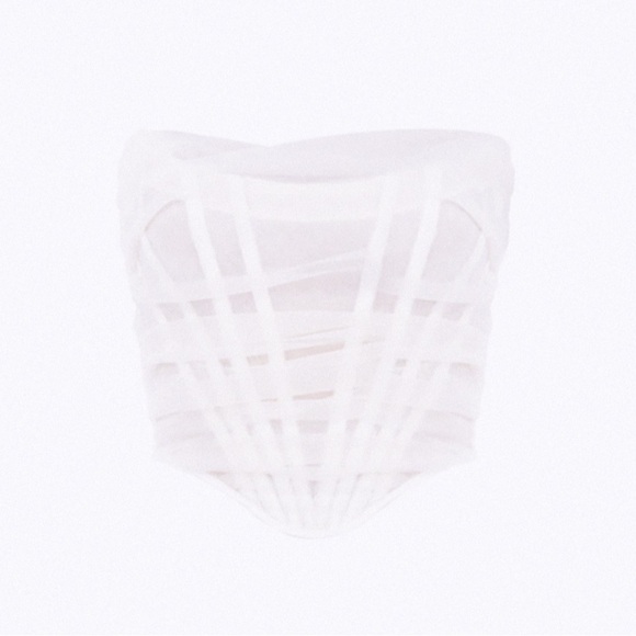 NEW to CASA B💫 |Venice Strapless Mesh Bustier Corset Top - Picture 2 of 7